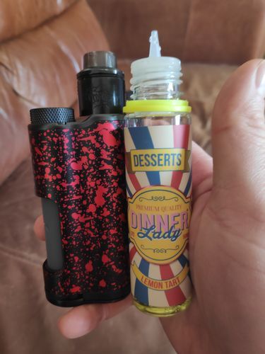 Customer photo review of Dovpo Topside Dual 200W Squonk Box Mod