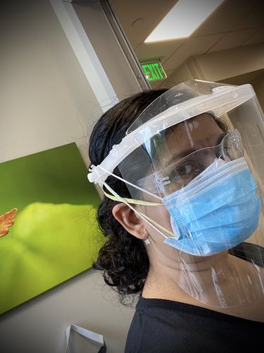 Customer photo review of Face Shield Starter Pack