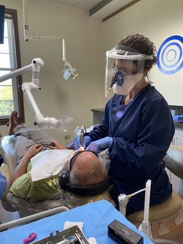 Customer photo review of Face Shield Single Pack (1 Visor, 20 Shields)