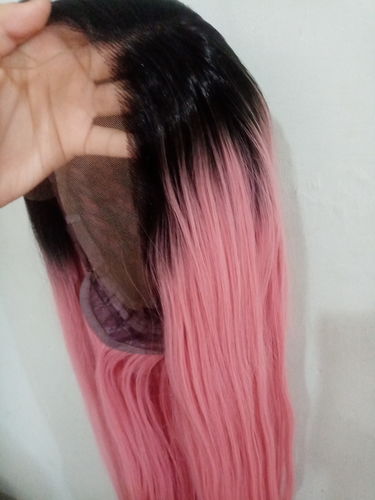 Customer photo review of Pink Punk|Synthetic Swiss Lace Front Wig