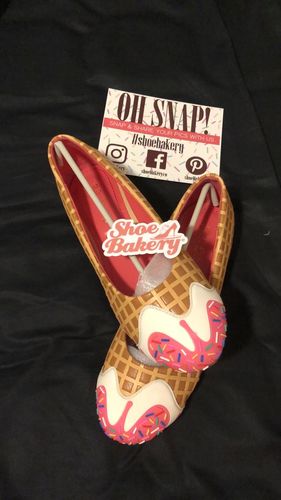 Customer photo review of Pink Syrup Ice Cream Flats