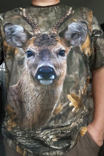 Customer photo review of Tricou Vanatoare din Bumbac Cerb DGT - Maneca Scurta