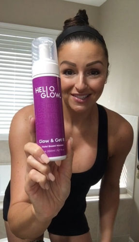 Customer photo review of HG Glow & Get It Mousse