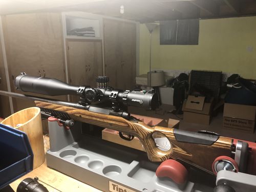 Customer photo review of Sniper KT 12-60X60 SAL Rifle Scope 35mm Tube Side Parallax Adjustment Glass Etched Reticle Red Green Illuminated with Scope Rings
