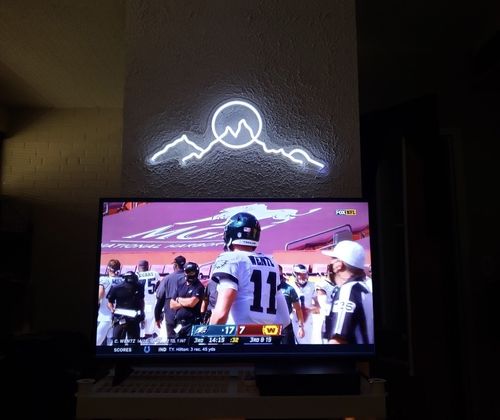 Customer photo review of 'Mountainscape' Neon Sign