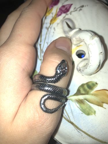 Customer photo review of Python Ring