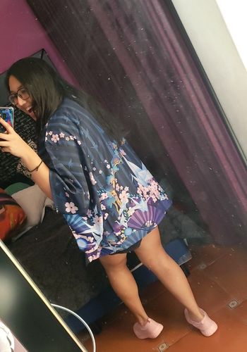 Customer photo review of Paper Crane & Sakura Haori Kimono Cardigan