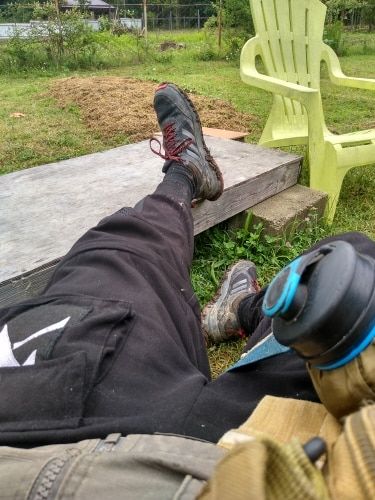 Customer photo review of Jogger pant élastique détachable