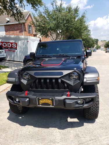 Customer photo review of Demon Grille w/ Red Star DRL(18-20 Jeep Wrangler JL & Gladiator)