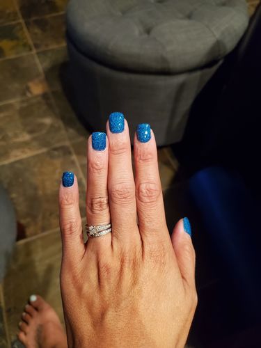 Customer photo review of OPI Dip F80 - Two-Timing The Zones