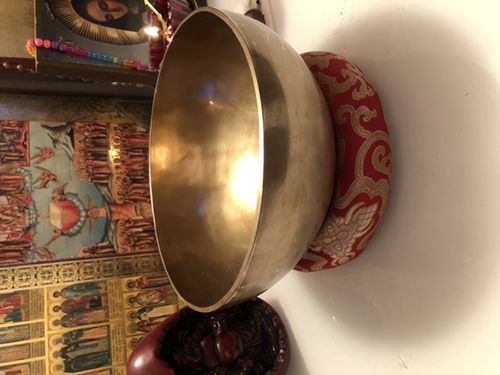 Customer photo review of Bol Chantant Tibétain - Grande taille - 20 cm