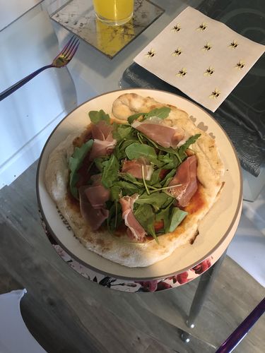 Customer photo review of Pizza Box Kit (2 Pizzas)