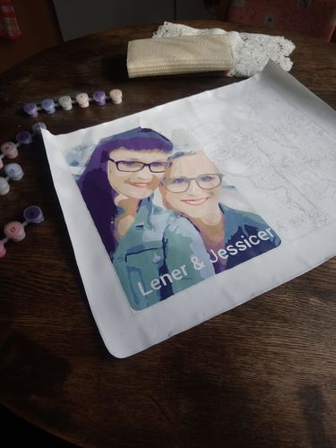 Customer photo review of Dein LIEBLINGSBILD - Als Malen nach Zahlen Set