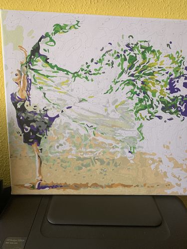 Customer photo review of Bailarina en verde