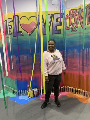 Customer photo review of Ambition is Sexy Sweatshirt