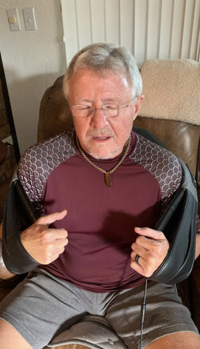 Customer photo review of Masajeador Shiatsu Pro