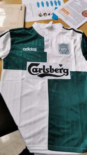 Customer photo review of 1995-1996 Liverpool away retro kit