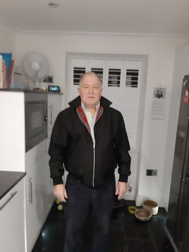 Customer photo review of Mens Classic Harrington Jacket - Black