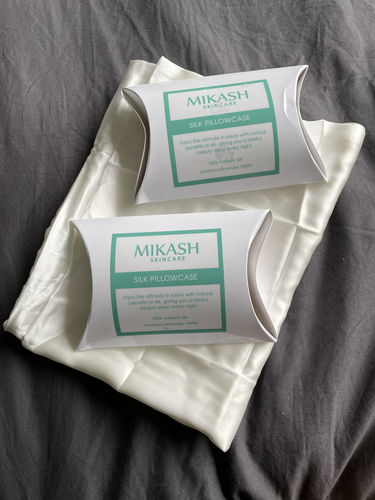 Customer photo review of 100% Mulberry Silk pillowcase 19mm
