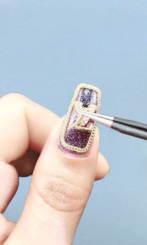 Customer photo review of Gel Nail Extensions Diamond 8 PCS 15ml Polygel kit