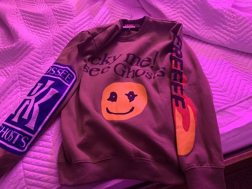 Customer photo review of "Lucky Me I See Ghosts" Sweatshirt