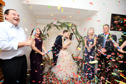 Customer photo review of Confetti Cannons - Biodegradable