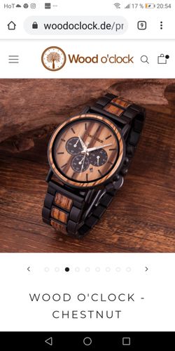 Customer photo review of Wood o'clock - Kastanie
