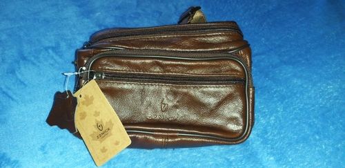 Customer photo review of Genuine Leather Waist Pack Funny Pack Belt Bag