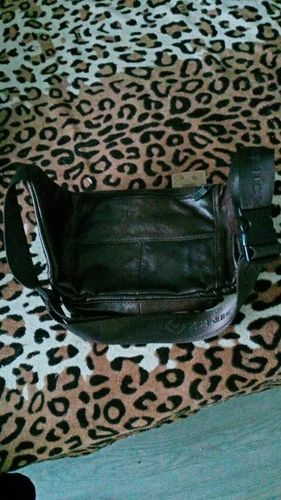 Customer photo review of Genuine Leather Waist Pack Funny Pack Belt Bag