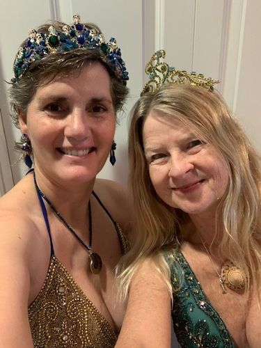Customer photo review of LIMITED EDITION Blue Mermaid Tiara