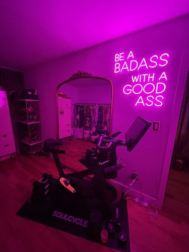 Customer photo review of 'BE A BADASS WITH A GOOD ASS' Neon Sign