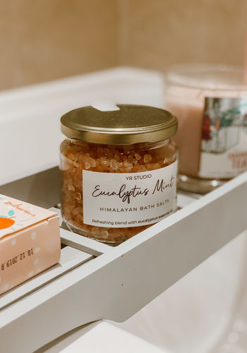 Customer photo review of Eucalyptus Mint bath salts - large jar