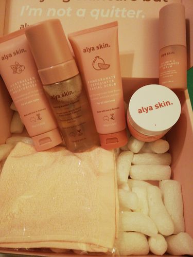 Customer photo review of Supercharged Skincare Bundle
