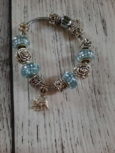 Customer photo review of Bracelet Éléphant Fleuri (Maille)