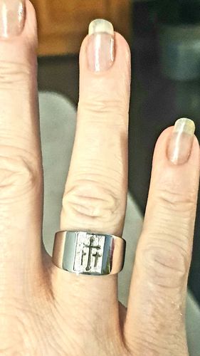 Customer photo review of Blacksmith Ring