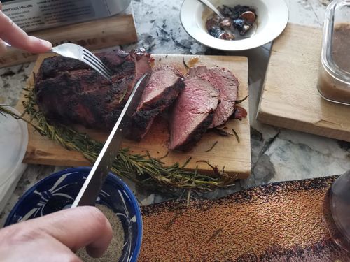 Reseña con foto de un cliente sobre Filete Pieza Básica