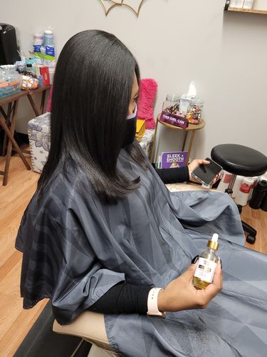 Customer photo review of PureFix Hair Elixir