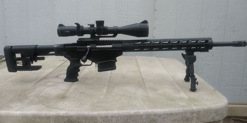 Customer photo review of Sniper ZT 5-27x50 FFP Scope Side Parallax Adjustment Glass Etched Reticle Red Green Illuminated with Scope Mount