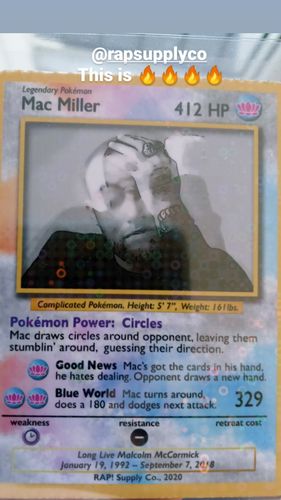 Customer photo review of Mac Tribute REMIX Trading Card