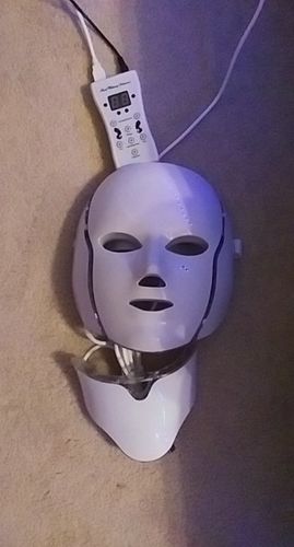 Customer photo review of Everything Beauty™ Professional LED Light Therapy Mask