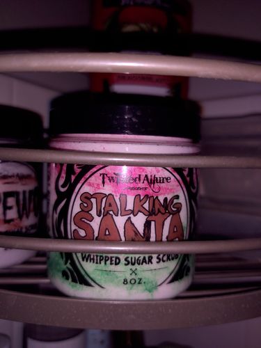 Customer photo review of Stalking Santa Sugar Scrub