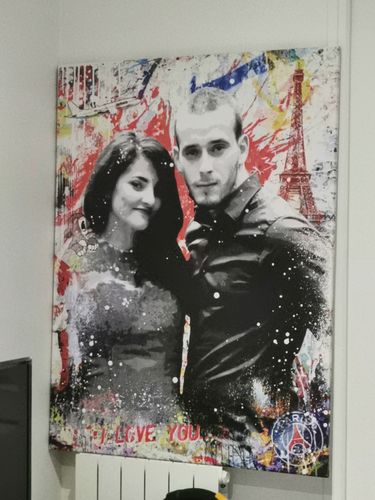 Customer photo review of Toile Personnalisée