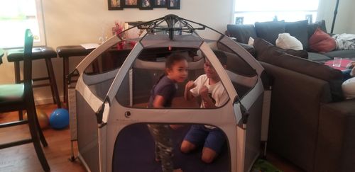 Customer photo review of Pop N' Go® Playpen
