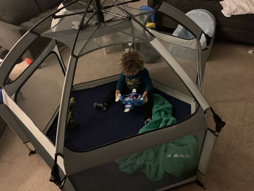 Customer photo review of Pop N' Go® Playpen