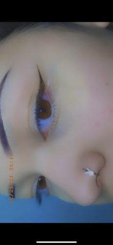 Customer photo review of Playboy Bunny Bendable Nose Hoop