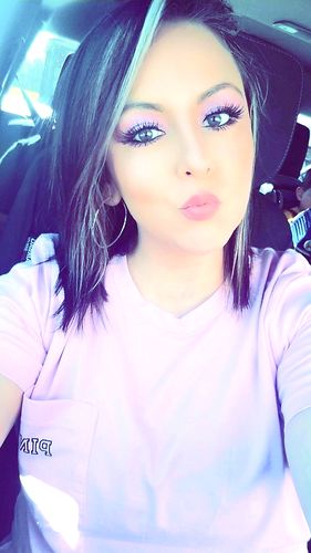 Customer photo review of Olivia Moss Contact Lenses