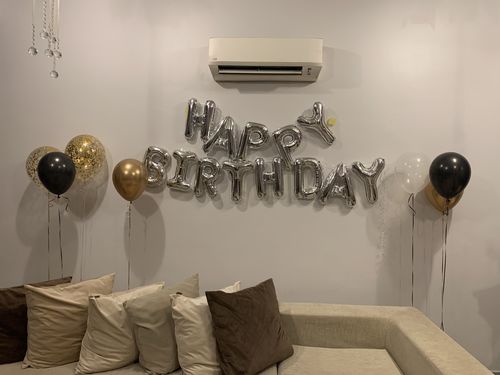 Customer photo review of Happy Birthday Set - Rose Gold Foil Air-Filled - 16-inch