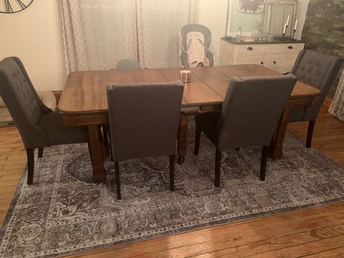 Customer photo review of Distressed Vintage Kendra Ash Area Rug