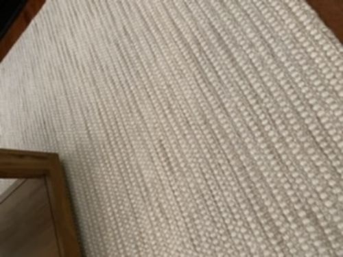Customer photo review of Beige Skandi Reversible Wool Rug