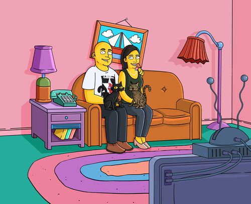 Customer photo review of SimpsonifyMe